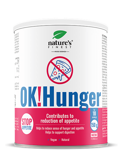 Ok!Hunger | Étvágykontroll | Súlykezelés | Emésztés-támogatás | Glucomannan | Csillagfürt | C-vitamin | Csillapítsa az éhségérzetet