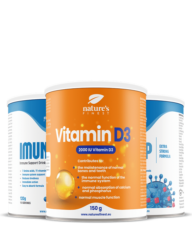 2x IMUNUP + Vitamina D3 in polvere