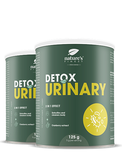 Detox Urinary 1+1 IN REGALO , Triple Detox , Cardo Mariano , Carciofo, Chlorella, Estratto Di Mirtillo , Supporto Del Sistema Urinario , 250g