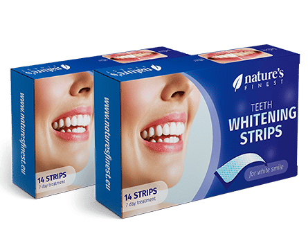Whitening Strips 1+1 | Sbiancamento dentale professionale | Sicuro per lo smalto | Effetto a lunga durata | Formula avanzata | Comfort Fit