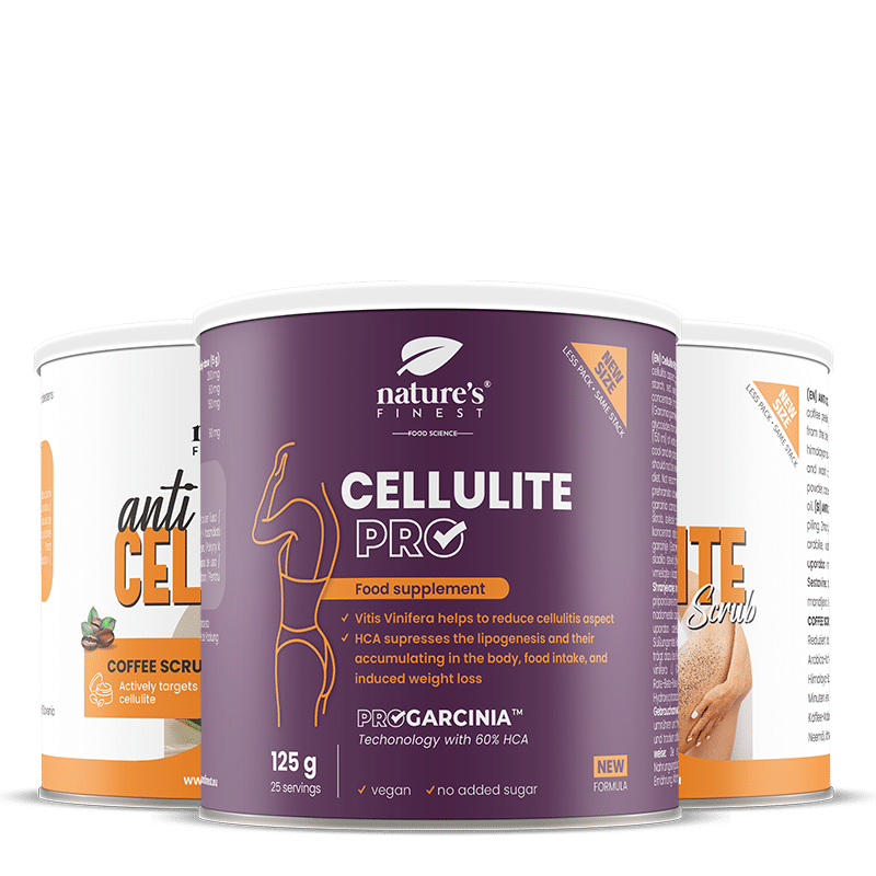 Cellulite PRO + 2x Anti Cellulite Coffee Scrub pacchetto