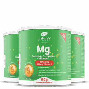 3x Magnesio + Guarana +Compelsso B + Vitamina C