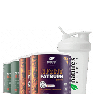 2x Detox Belly Burn + 2x Night FatBurn Extreme + NF Shaker pacchetto
