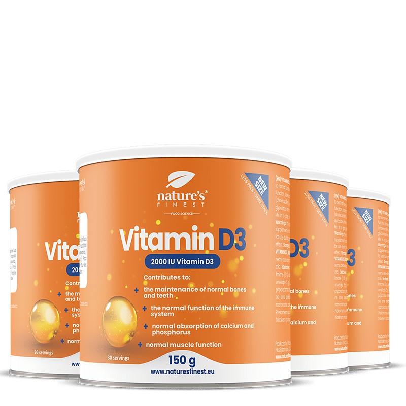 Vitamina D3 in polvere pacchetto